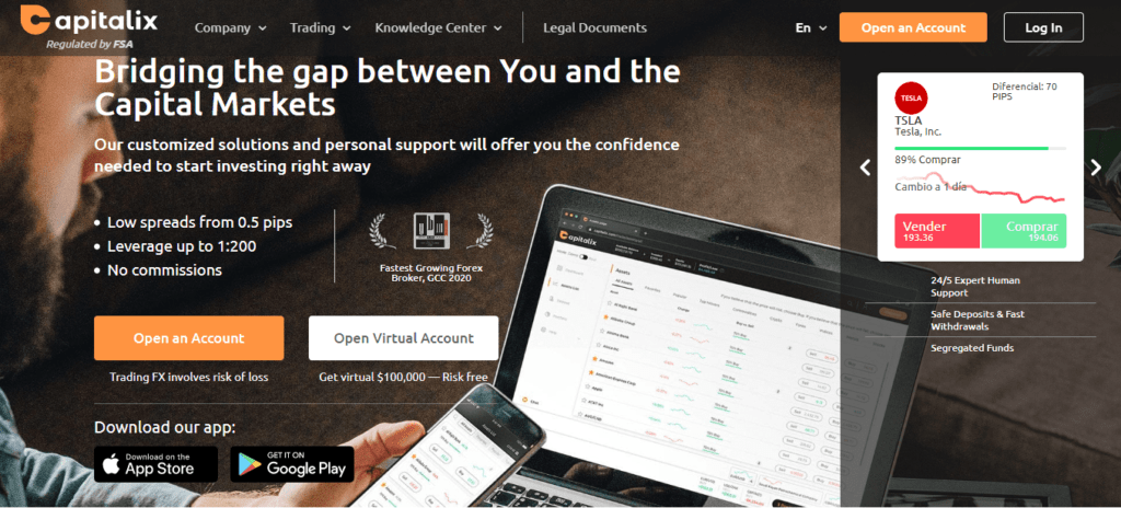 Sitio web de capitalix.com