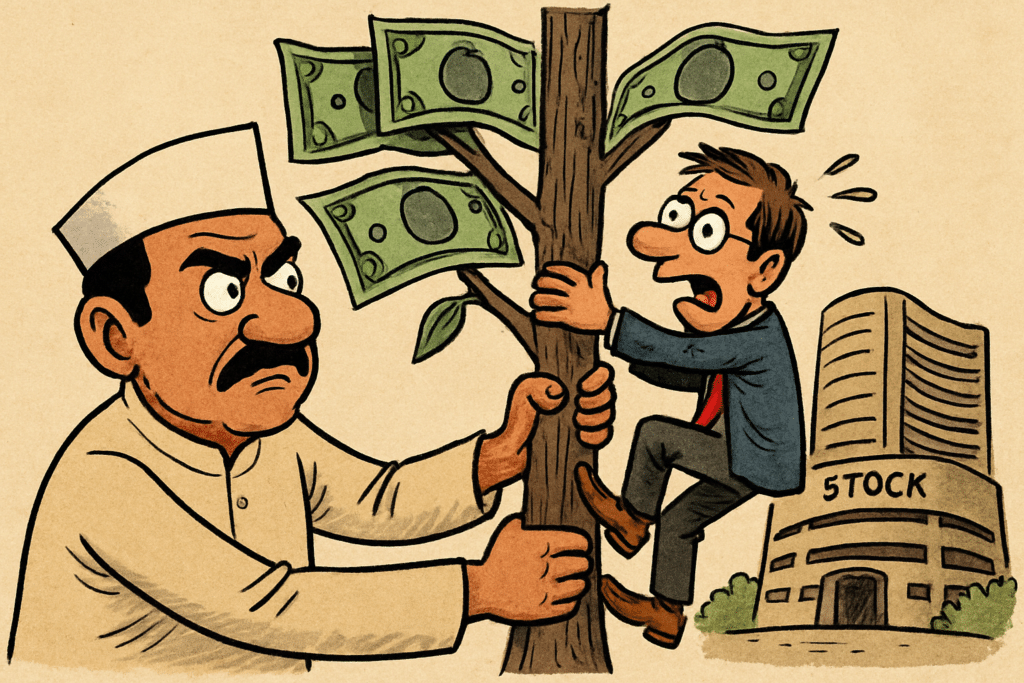 Imagen editorial factual sobre Propuestas de Regulación en India para la Recaudación de Capital Accionario; ilustración sin recomendación de inversión.