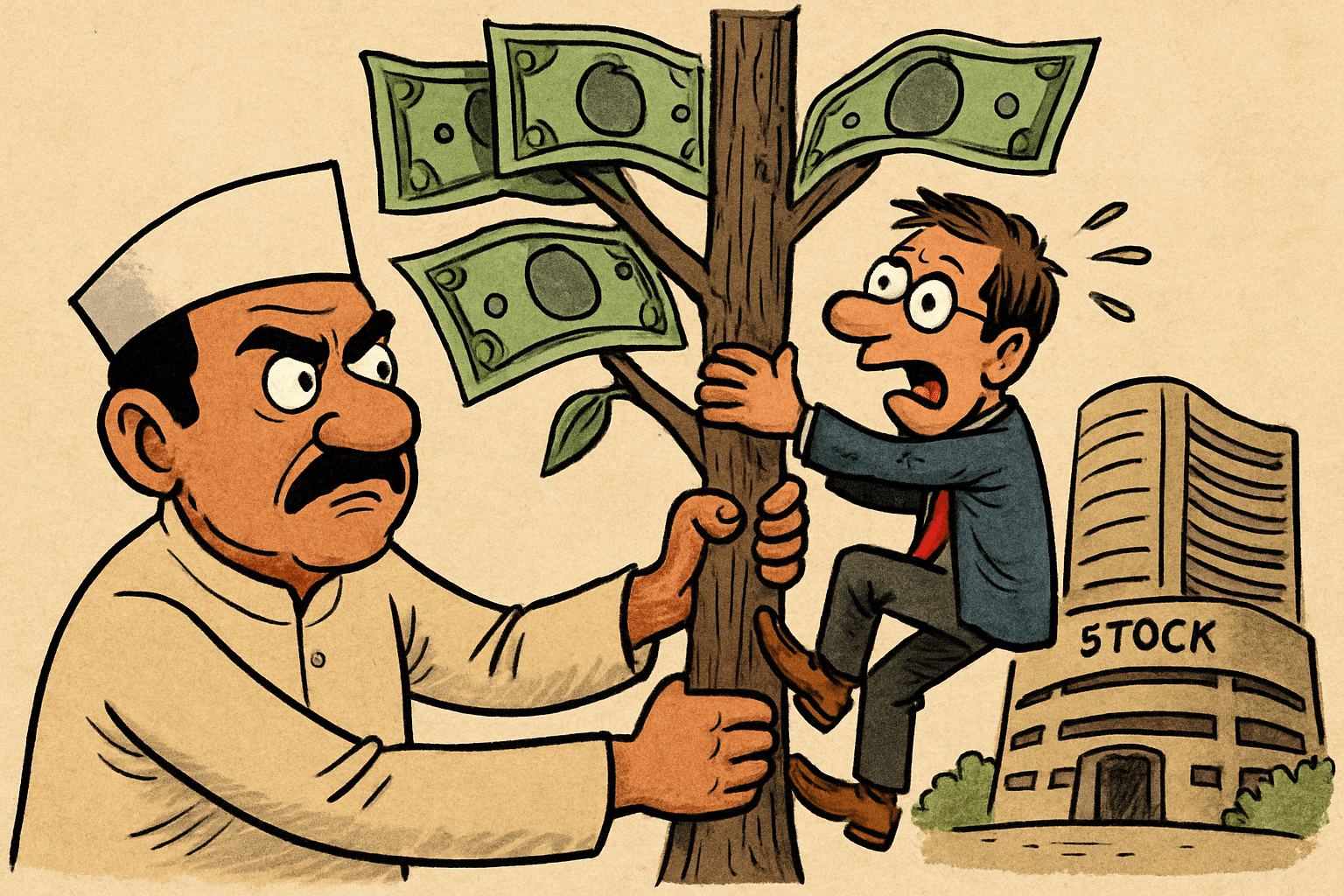 Imagen editorial factual sobre Propuestas de Regulación en India para la Recaudación de Capital Accionario; ilustración sin recomendación de inversión.